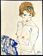 Egon Schiele, Lithographie