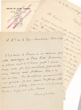Paul GÉRALDY Geraldy 3 lettres autographes signées P. Fort Lamartine