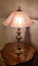 lampe laiton polie 1970 abat