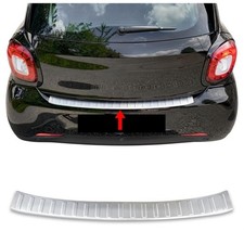 Pour SMART FORFOUR W453 2014-2019 Chromé Arrière Protection Pare chocs BRILLANT