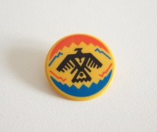 PLAYMOBIL (E160) INDIENS - Bouclier Rond à Motifs avec Aigle 3872 3873