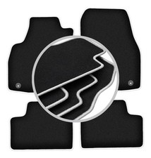 Tapis de sol en Velours noir pour Opel Astra H 2003-2010 set 4-pcs