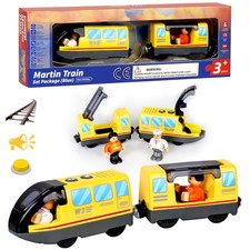 Train Électrique Enfant à Piles Connexion Magnétique, Compatible avec Thomas,...