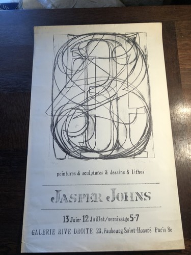 Affiche exposition jasper - affiche,