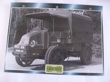 CARTE FICHE CAMION MILITAIRE