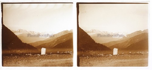 Montagne paysage borne - montagne,