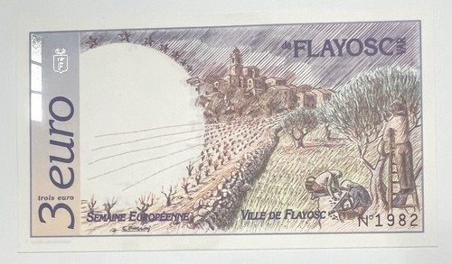 Billet banque euros 1996 - 3,