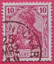 German Cancelled Postage Stamp