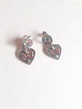 Jolies boucles d'oreilles coeurs de marque GAS