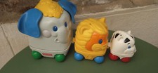 Vintage Fisher-Price Train gigogne des animaux – Années 90