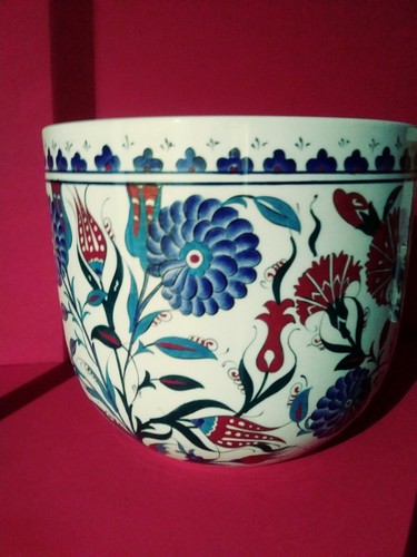 Large porcelain planter pots - porcelain,