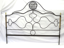 Tête Lit Fer Forgé Tête de Lit Vintage Pour Lit Double Tortile 63 Ch