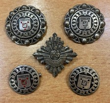 5 broches Boulogne sur Mer congrès marial vierge au bateau Notre Dame 1938