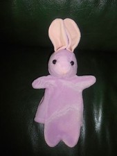 Doudou Uniset Air Baltic Marionnette Lapin Rose 100 % Neuf
