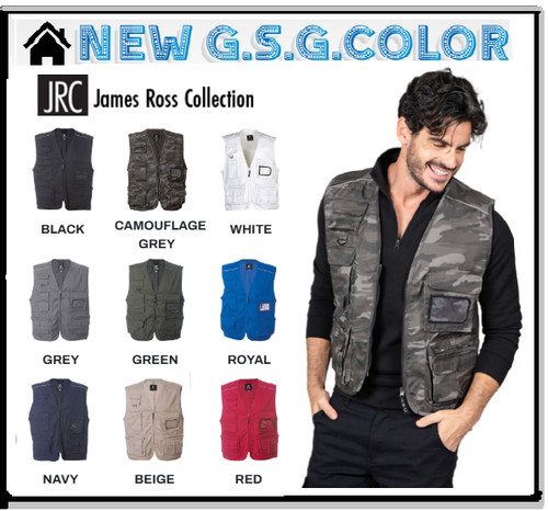 Gilet homme jrc nouveau - nouveau, safari