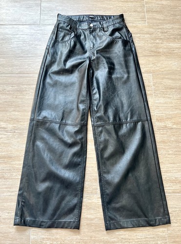 Pantalon t38 simili noir - pantalon,