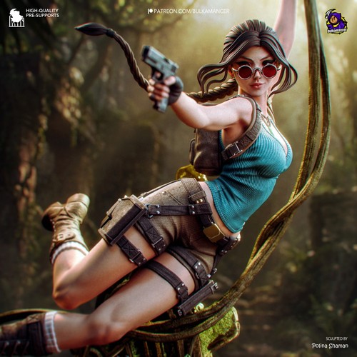 Lara croft printed kit - lara,