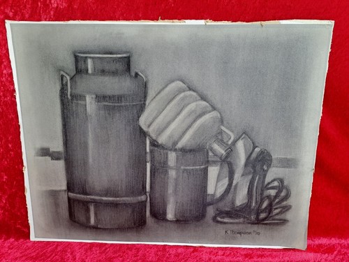 Ancien tableau nature morte - ancien,
