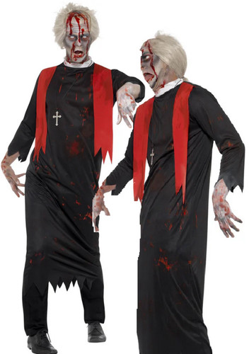 Costume prêtre zombie pour - costume, de