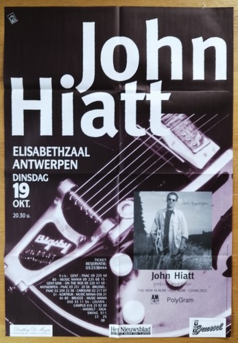 John hiatt affiche concert - john,