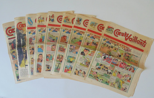 Journaux coeurs vaillants - bd,