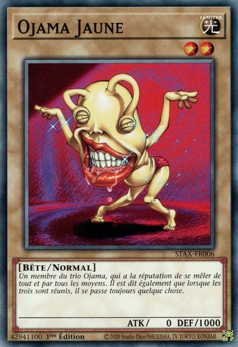 Ojama jaune - yu-gi-oh!,