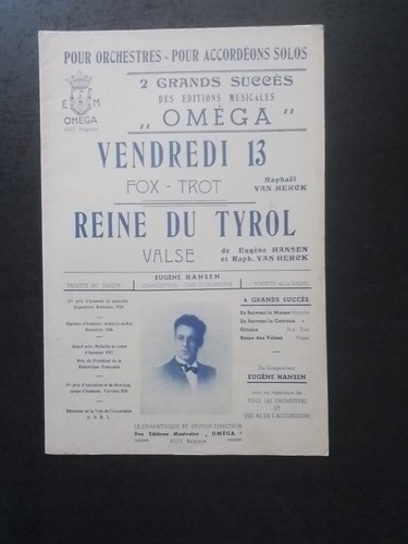 Partition accordeon violon - partition,