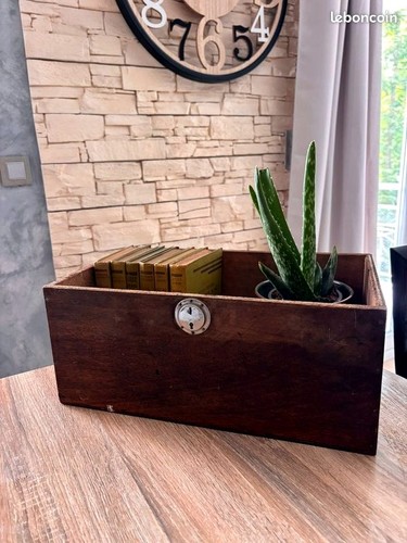 Caisse vintage bois - vintage, en