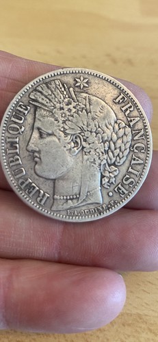 Pièce ecu francs argent - ecu,