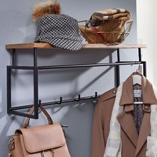 FineBuy Porte Manteau Mural 5
