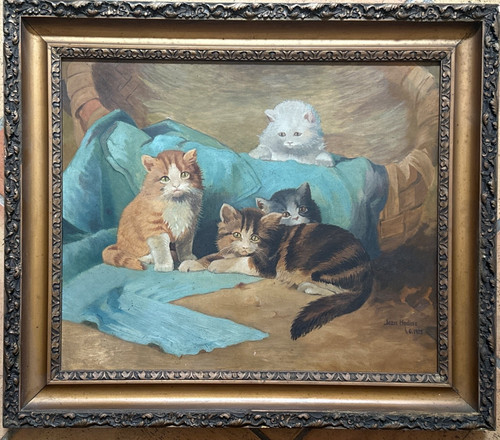 Ancien tableau portrait - , de