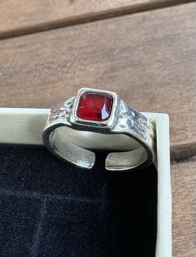 Chevalière bague obsidienne - /,