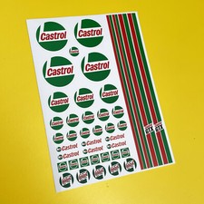 RC 10th Echelle Castrol Rally Autocollants Idéal Pour Mardave Tamiya Kyosho