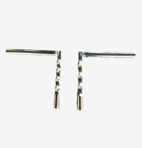 Guidon torsadé acier - torsadé, en