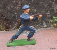 STARLUX FIGURINE TYPE 2 / SOLDAT CHASSEUR ALPIN  TIREUR FUSIL