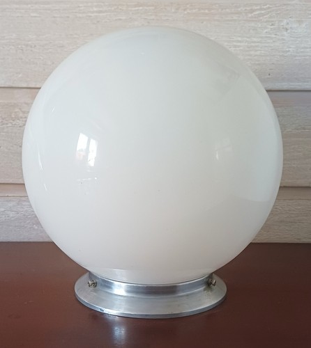 Plafonnier globe opaline - plafonnier,