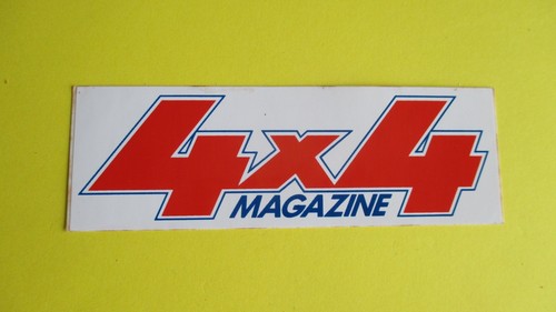 Sticker vintage 4x4 magazine - sticker,