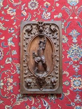 Ancien panneau sculpté bois - ancien,