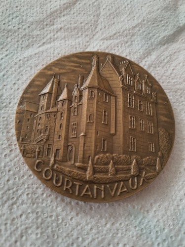 Médaille bronze château - médaille,