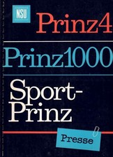 Catalogue brochure Press Kit NSU 09/1965 Allemagne / Deutschland