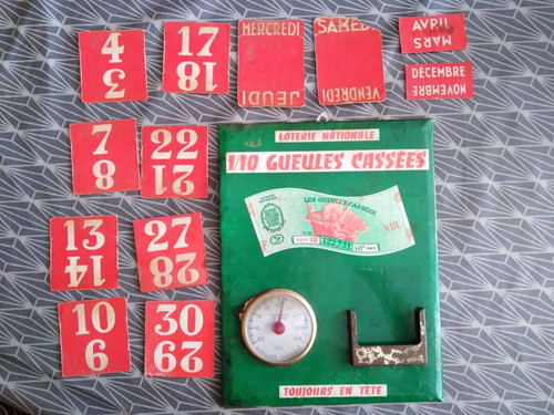 Calendrier gueules cassées - calendrier,