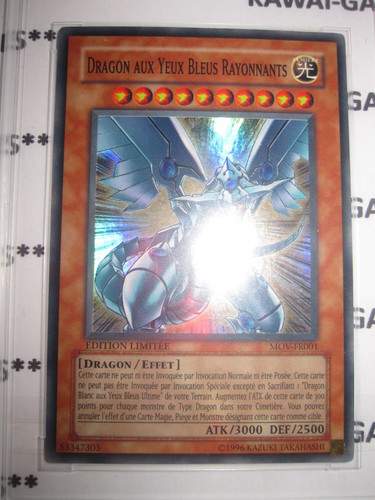 Yugioh dragon aux - aux, bleus