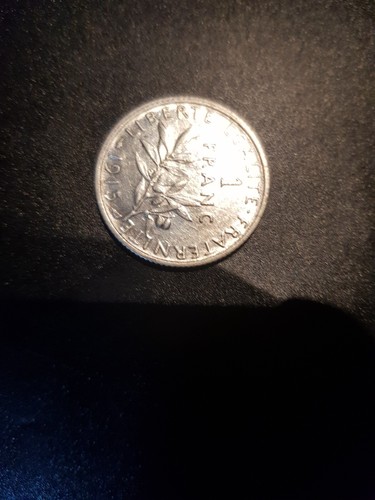 Franc argent semeuse de - 1,