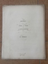 Partitions Mosaique pour harpe et piano sur l'Ambassadrice/op. 83/th Labarre