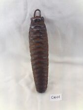 Poids d'horloge pendule coucou en fonte  pomme de pin, 272 g H: 11,4 cm (CH11)