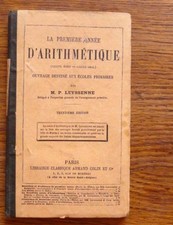 Livre scolairePREMIÈRE ANNÉE