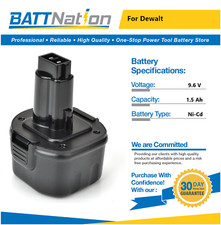 9.6V 1.5Ah NiCd Battery for