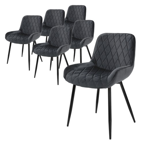 Set chaises salle - 6, à