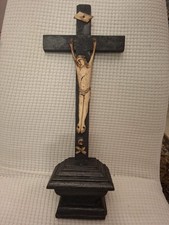 H. 38,5cm/TRES ANCIEN CRUCIFIX