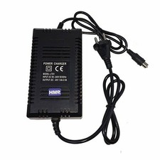 Chargeur 24V 1,6-2,0 A Avec Prise Koax 10 Mm 2-Poles HMParts E-Scooter E-Bike